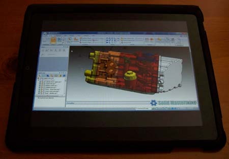 Solid Edge Top Tip Playing on the iPad